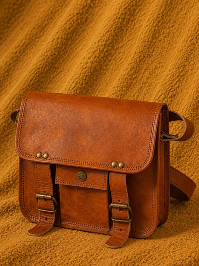 Raahi Pure Leather Sling Bag Antique Brown