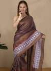 Bansbara Silk Saree Digital Embroidery