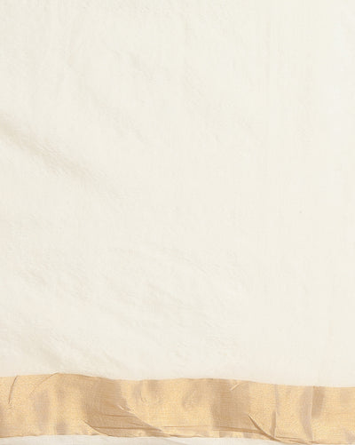 Handloom Kota Silk Dreamy Beige & Yellow Saree