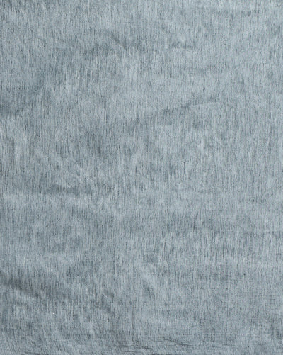 Luminous Pure Eri Tussar Silk Gray Saree