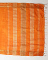 Pure Kota Silk Saree Orange Jaquard Weaving