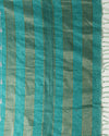 Eri Silk Rama Green Saree Handcrafted