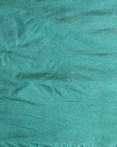 Katan Silk Color-Rich Handcrafted Green Suit (T+B+D)
