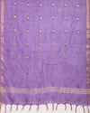 Katan Silk Enigmatic Handcrafted Purple Suit