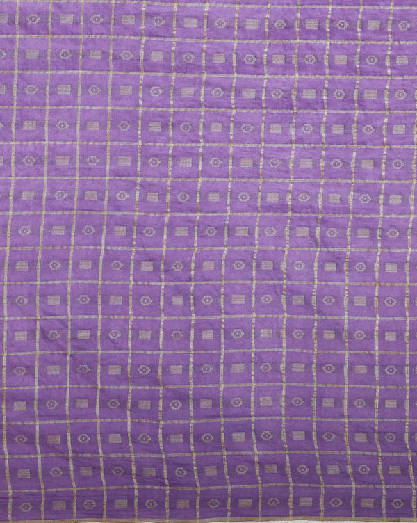 Katan Silk Enigmatic Handcrafted Purple Suit