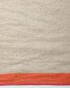 Evocative Handwoven Pure Linen Beige Saree