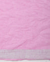 Rosy Handwoven Pure Linen Pink Saree