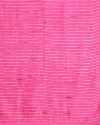 Pure Linen Precious Brown Dupatta & Katan Silk Pink Top Set