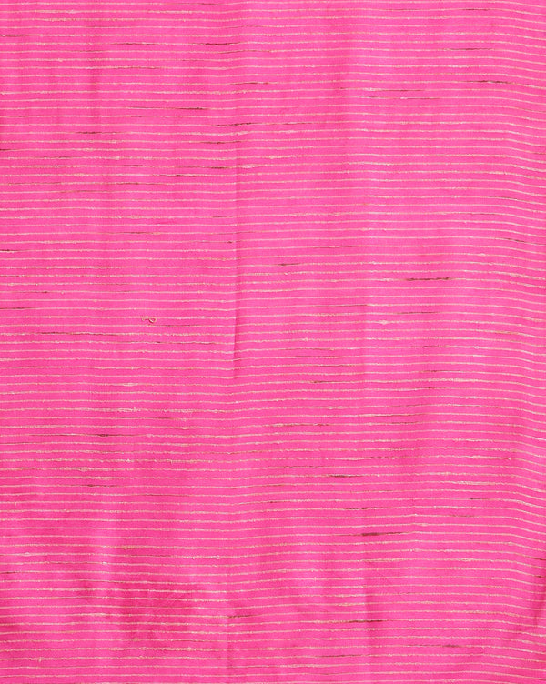 Pure Linen Precious Brown Dupatta & Katan Silk Pink Top Set