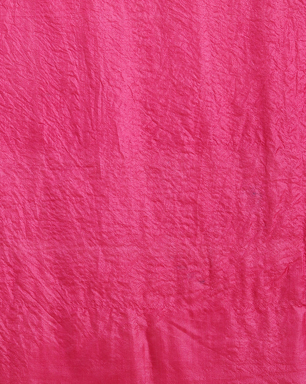 Silkmark Tussar Pink Top Katan Silk Green Dupatta