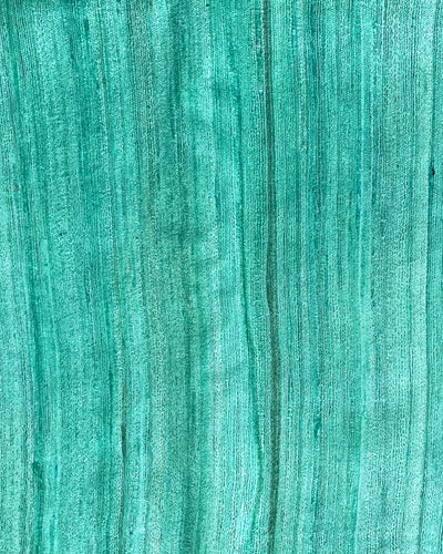 Silkmark Ghicha Tussar Magnificent Green Saree