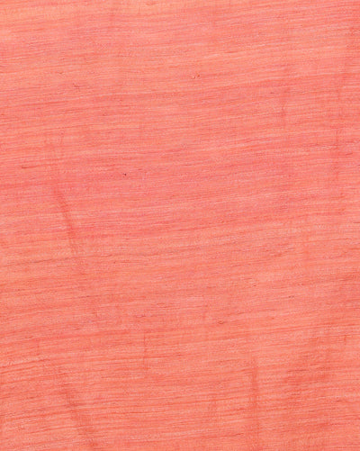 Silkmark Ghicha Tussar Enchanting Orange Saree