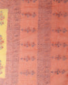 Vibrant Kota Doria Blockprinted Yellow Saree
