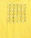 Katan Silk Embroidered Yellow & Green Suit