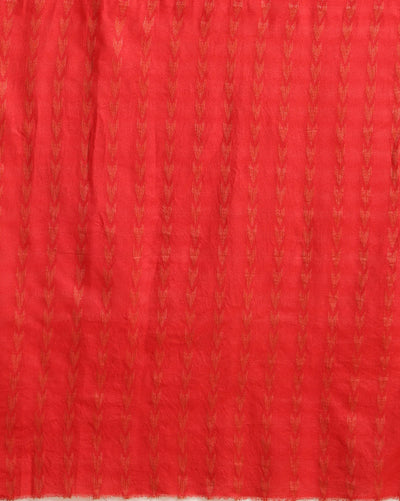 Dazzling Khadi Cotton Handcrafted Pink Suit (T+B+D)