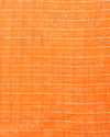 Graceful Khadi Cotton Handcrafted Orange Suit