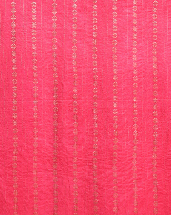 Katan Silk Dynamic Handcrafted Pink Suit