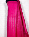 Katan Silk Rosy Handcrafted Pink Suit (T+B+D)