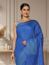 Mesmerizing Chanderi Silk Blue Saree