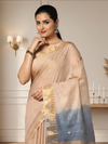 Pure Kota Silk Saree Beige Jaquard Weaving