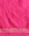 Katan Silk Fanciful Blockprint Pink Suit