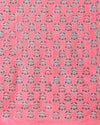 Katan Silk Rosy Blockprint Pink Suit