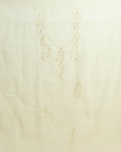 Embroidered Striking Kota Doria Green Suit (Top+Dupatta)