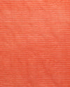Striped Kota Slub Sequence Pallu Saree Hand Dyed Orange