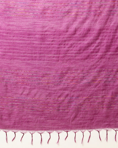 Kota Staple Silk Kantha Pallu Pink Saree
