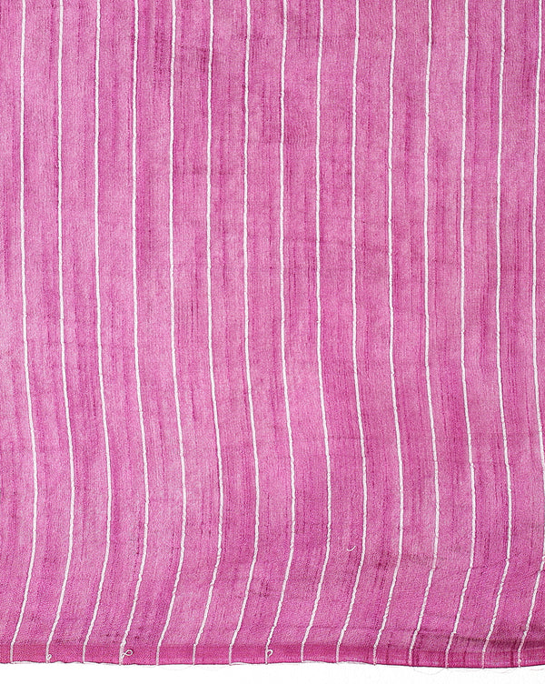 Kota Staple Silk Kantha Pallu Pink Saree