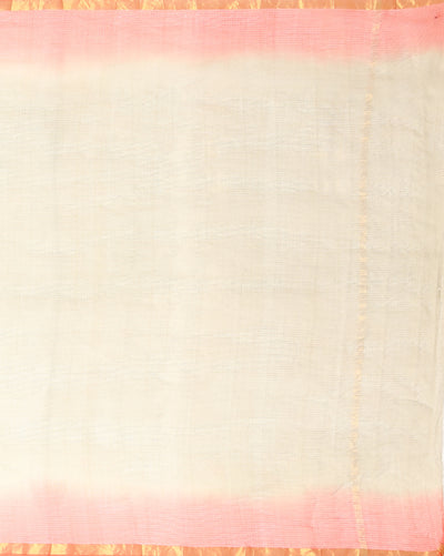 Gurkha Brown Pure Silk Kota Doria Handdyed Saree