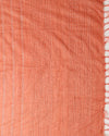 Bansbara Tussar Silk Kantha Handloom Saree Tacao Orange