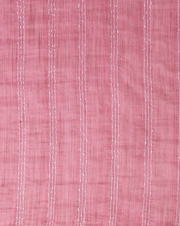 Bansbara Tussar Silk Kantha Handloom Saree Froly Pink