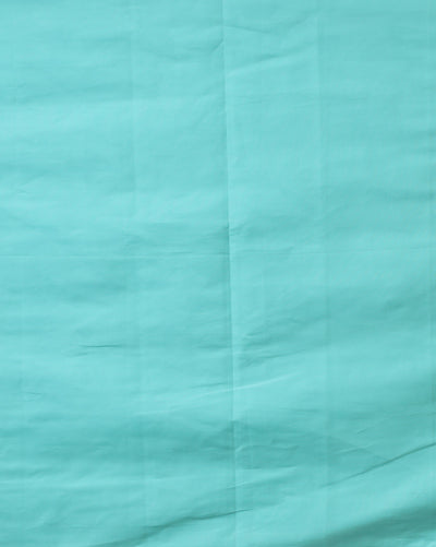 Embroidered Poised Kota Doria Suit Blue (Top+Dupatta+Bottom)