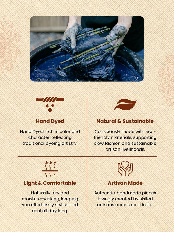 Dynamic Pure Cotton Red Ikkat Dress