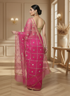 Pankhudi Gota Patti Rani Pink Kota Cotton Saree