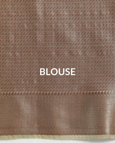 Shop Online Silkmark Certified Banarasi Muga Tussar Saree