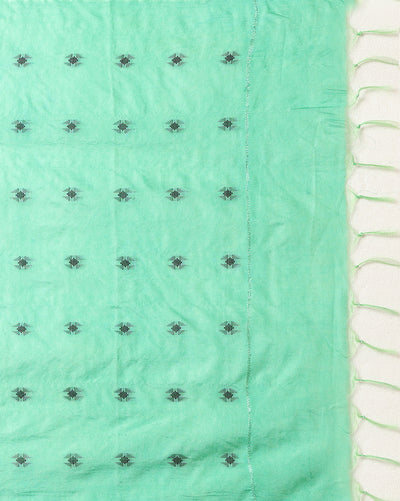 Katan Silk Handcrafted Green Suit