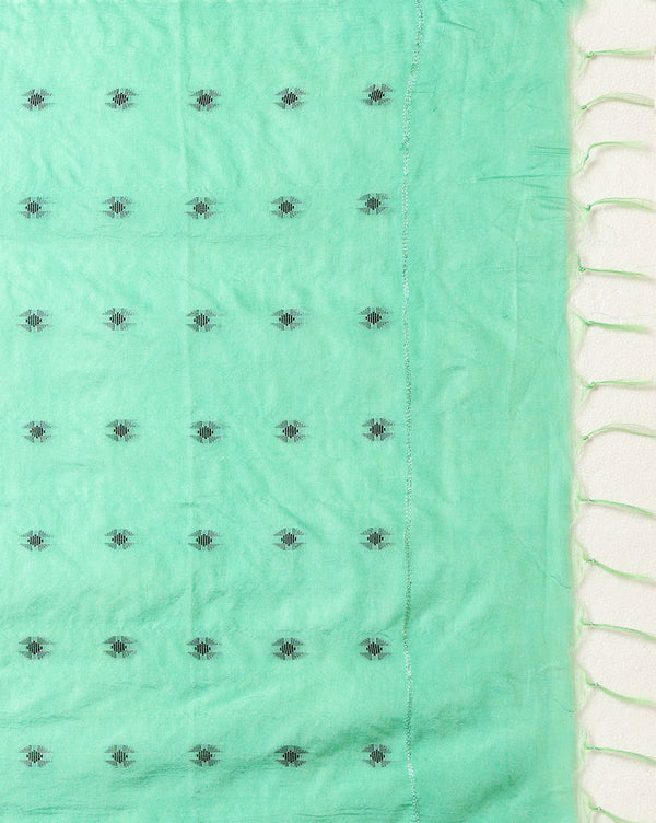 Katan Silk Handcrafted Green Suit