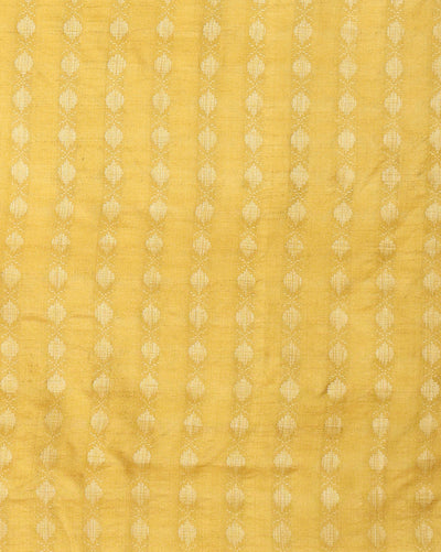 Katan Silk Striking Blockprint Yellow Suit (T+B+D)