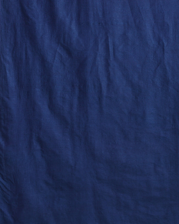 Katan Silk Inspiring Blockprint Blue Suit