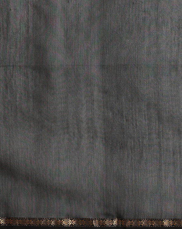 Melodic Pure Maheshwari Silk Handloom Saree Yellow & Brown