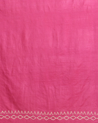 Katan Silk Fanciful Blockprint Purple Suit