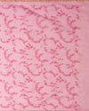 Pure Cotton Kota Doria Saree Rose Pink Jaal Embroidery