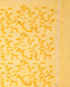 Pure Cotton Kota Doria Saree Yellow Jaal Embroidery