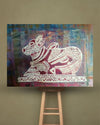 Abstract Nandi Acrylic Painting – Indiehaat