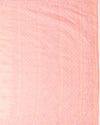 Blush Chikankari Kota Doria Saree Light Peach Handcrafted
