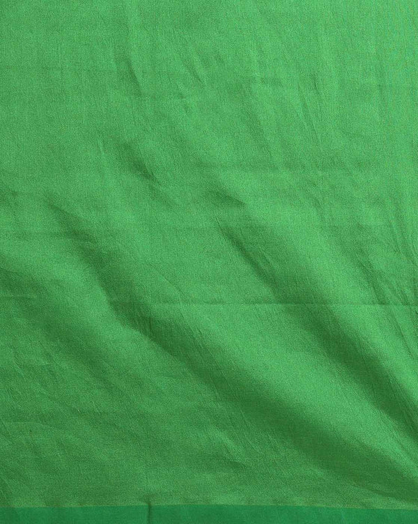 Tranquil Slub Linen Hand Dyed Blue Saree