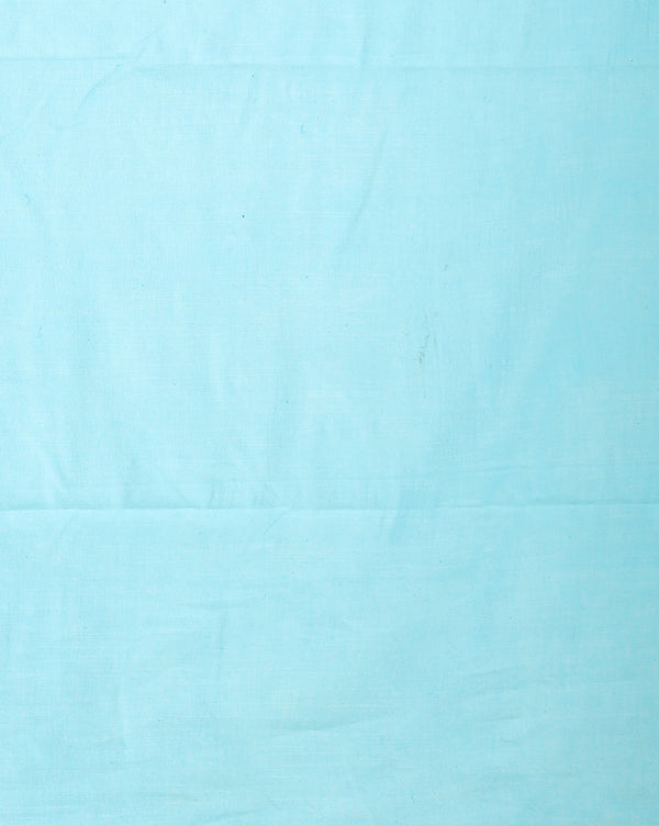 Gulmohar Slub Linen Aqua Blue Unstitched Suit