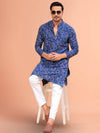 Indiehaat | BlockPrinted Cotton Kurta Pyjama Blue